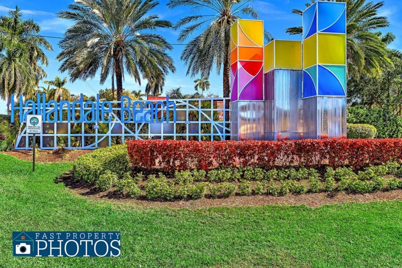 2 Bdrm Modern House Mins From Beach & Casino Hb1 Hallandale Beach Exterior photo